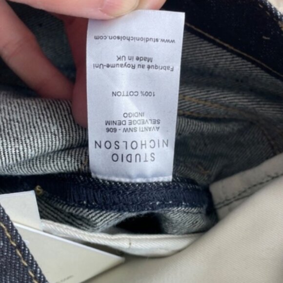 Studio Nicholson Avanti Selvedge Denim - Indigo Size 0 - Picture 6 of 6